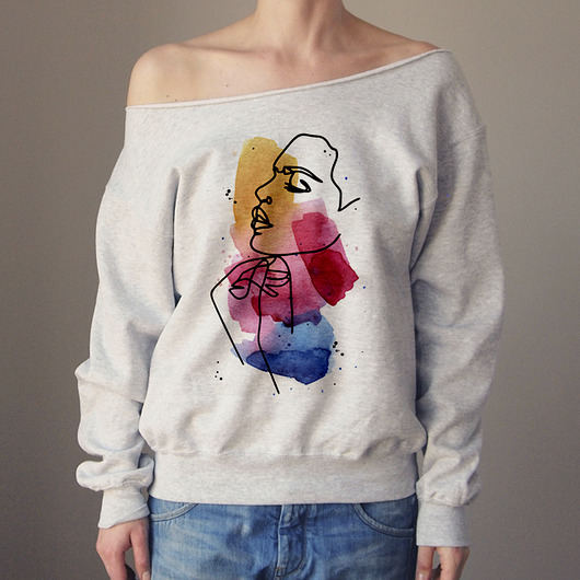 bluza bez kaptura damska To ja Szary gruby Z