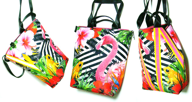 1384 art MIMA bag SHORT & Szymon Kurpiewski print MIMAbags