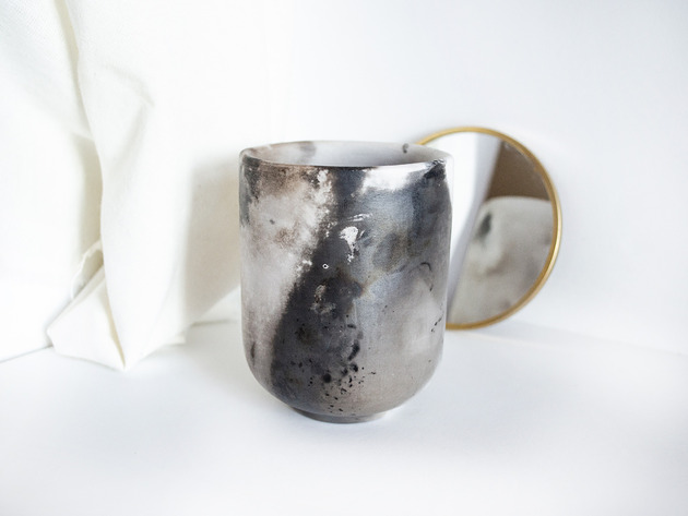 kubki i filiżanki Rustykalny kubek handmade - unikatowy, 250 ml
