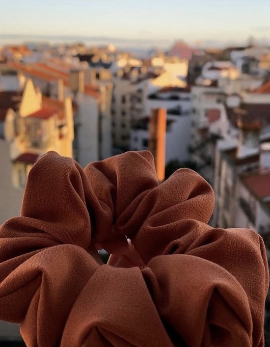 gumki do włosów Gumka scrunchie Red Fox - standard