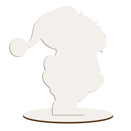 dekoracje świąteczne Drewniana Figurka na Podstawce Dekoracja Dekor na Kominek Święta 10 SZTUK