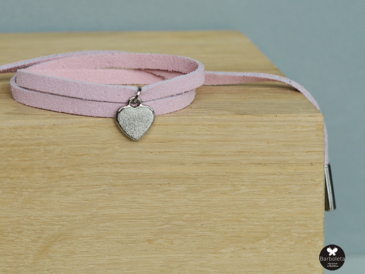 mini pink love colour silver barboleta