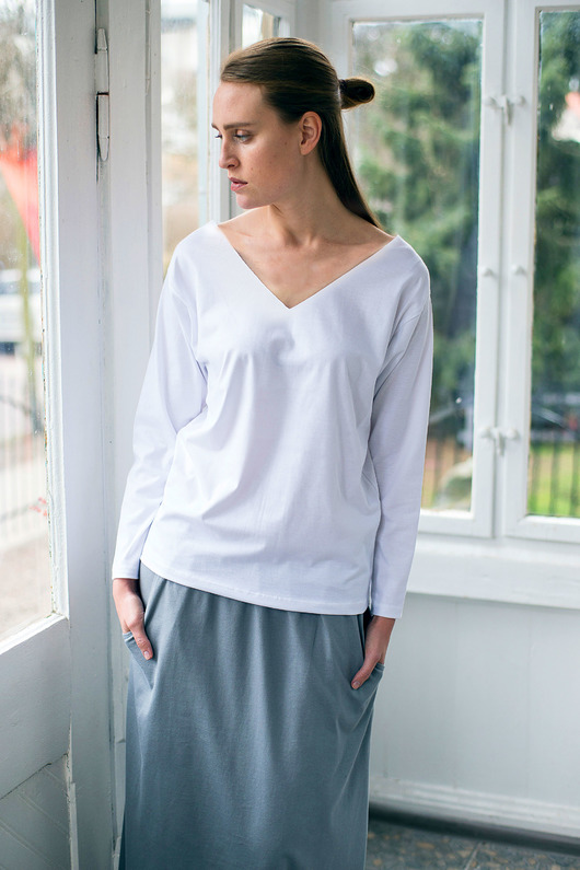 VENICE WHITE Bluzka Oversize GAU great as You