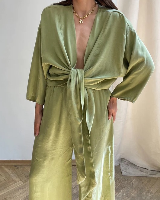 koszule damskie  GOLD OLIVE KOSZULA FRIDA premium