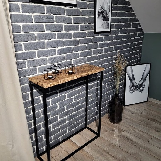 komody Konsola postarzana, stare drewno 90x75