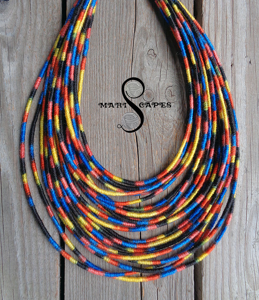 naszyjniki - inne Masajka "Afrika Mosaics"