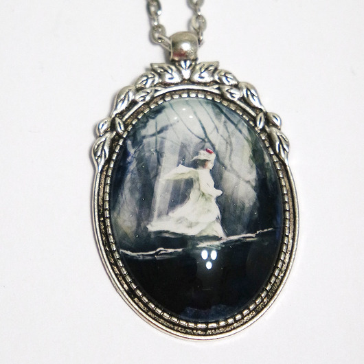 wisiory Medalion - Magiczny las - owalny