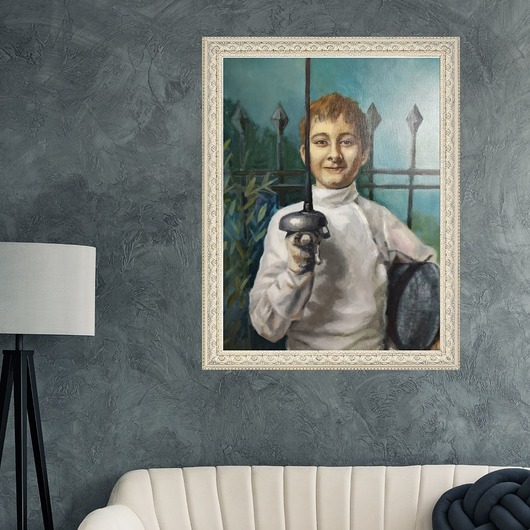 obrazy Portret olejny na zamówienie - 50x70 cm