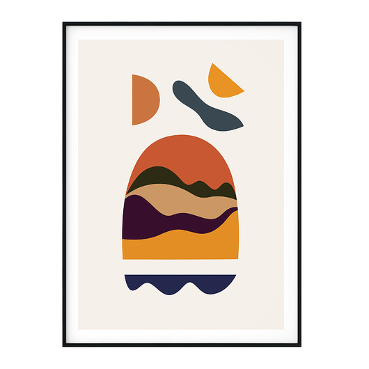 Plakat skandynawski Jesienna abstrakcja no. 19 myscandi