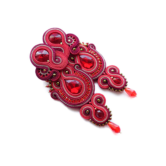 kolczyki soutache Paloma - kolczyki sutasz