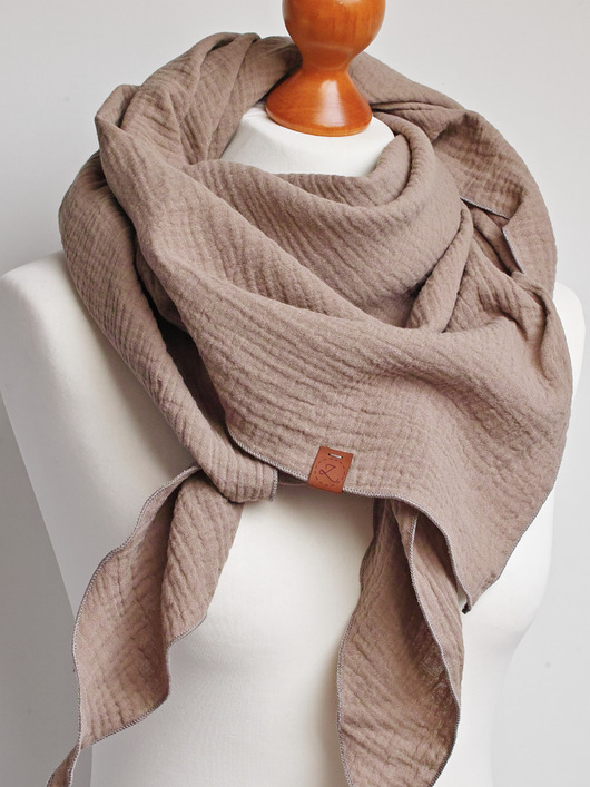 szale damskie Chusta muślinowa damska, uniwersalna chusta bawełniana