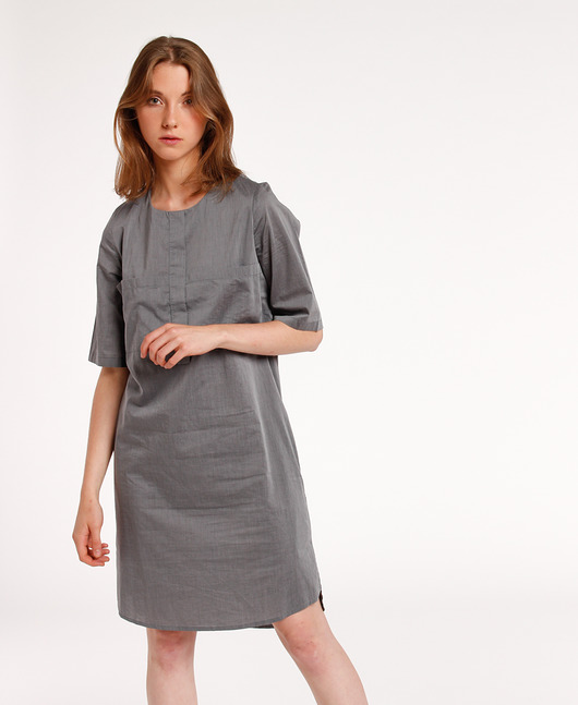 Tunika koszulowa GRAPHITE PURE BY AGA PAUL