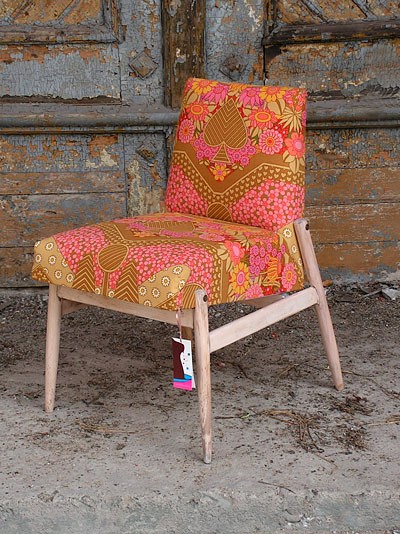 fotel vintage Modne co nieco