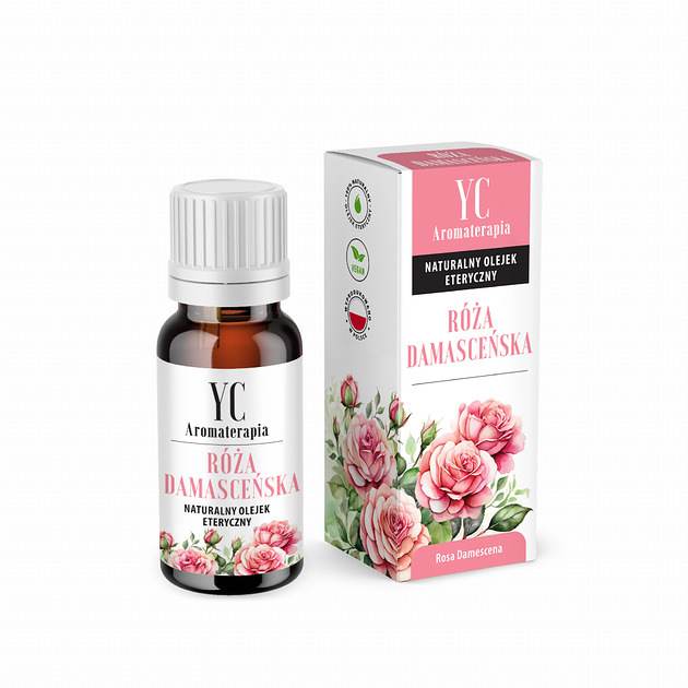 zapachy - inne Naturalny Olejek eteryczny Róża Damasceńska 10ml- Your Candle Aromatherapy