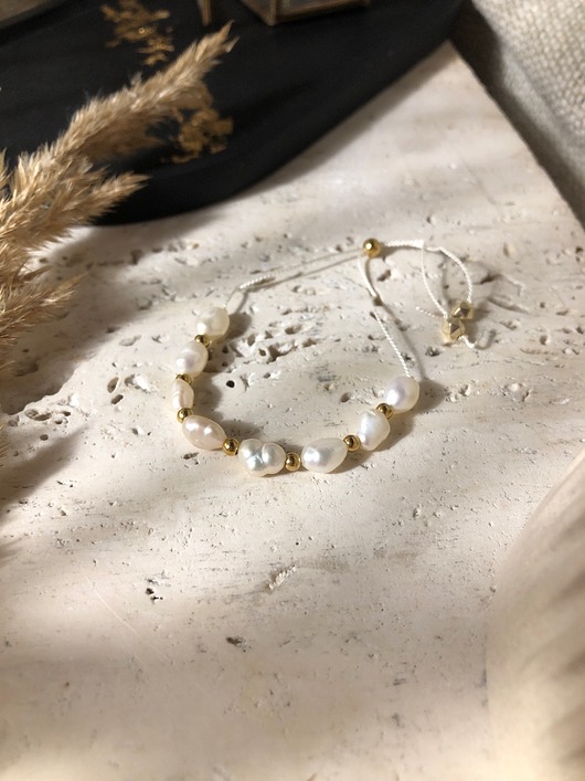 bransoletki z kamieni naturalnych Bransoletka perły