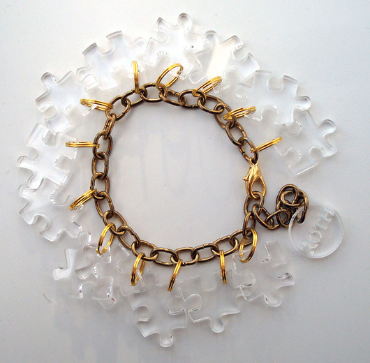 PuzzLove DeLuxe/ bransoletka / transparentna Monika Roth