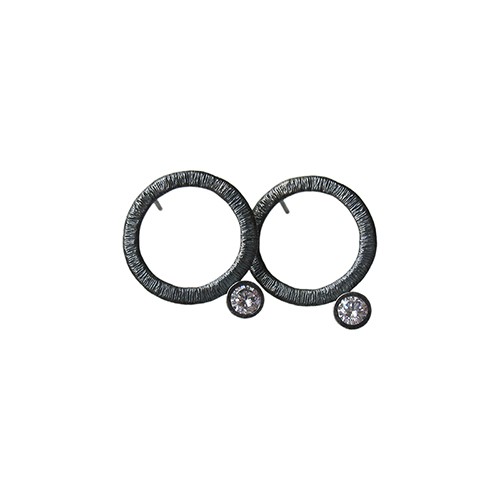 kolczyki z cyrkonią RITA KOS jewellery