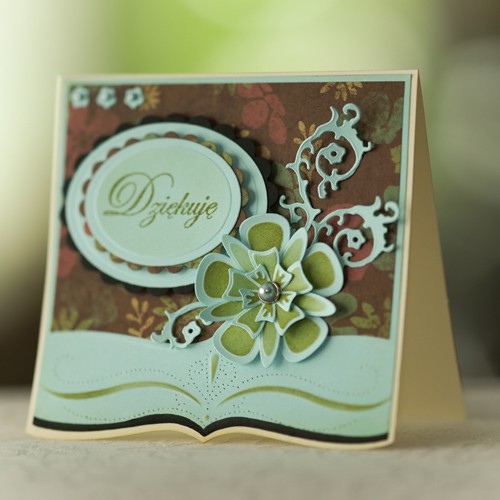 Dziękuję - karta okolicznościowa HERBE DESIGN