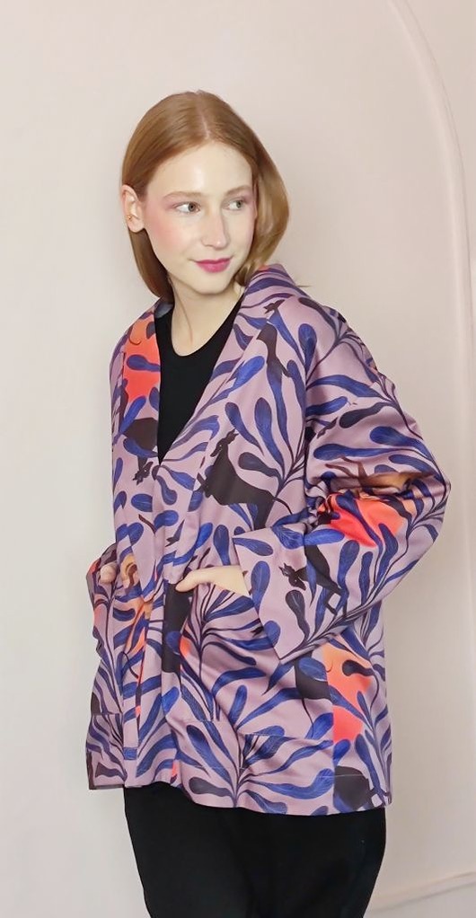 marynarki damskie Kimono: " Noc chartów"- kolekcja premium