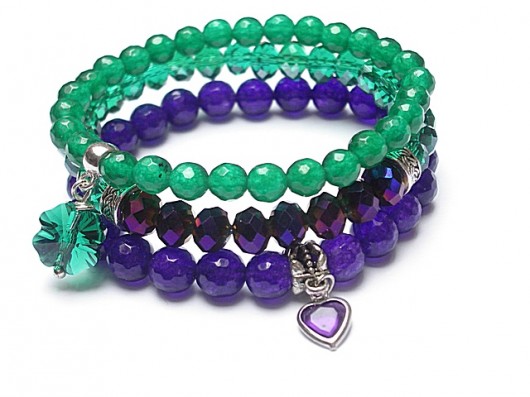 Violet and green - set KiKa pracownia