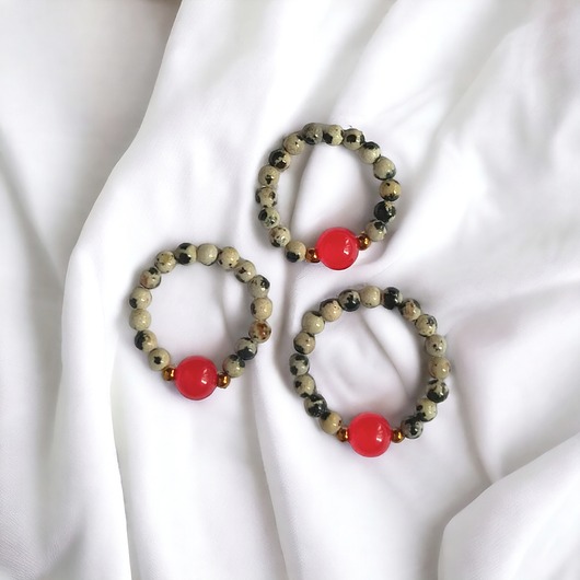 pierścionki elastyczne Pierścionek : red currant collection