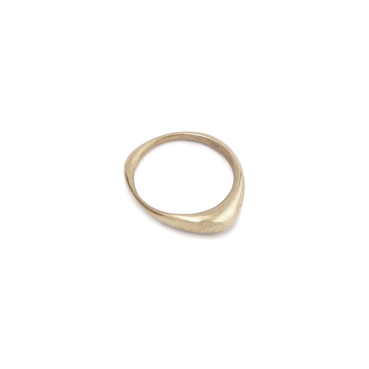 pierścionki - różne SMOOTH mini / brass ring
