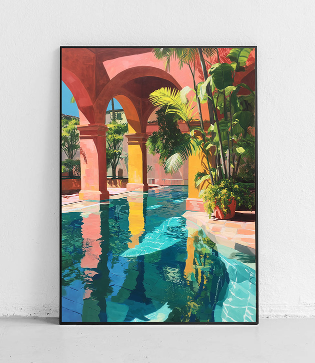 plakaty Plakat Odbicia pod arkadami południa