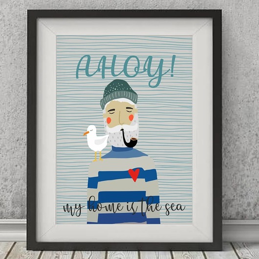 obrazy i plakaty do pokoju dziecięcego Plakat Kapitan