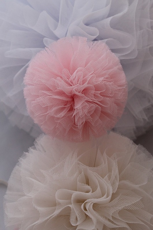 Pompon Pudrowy Róż LucyandKucy