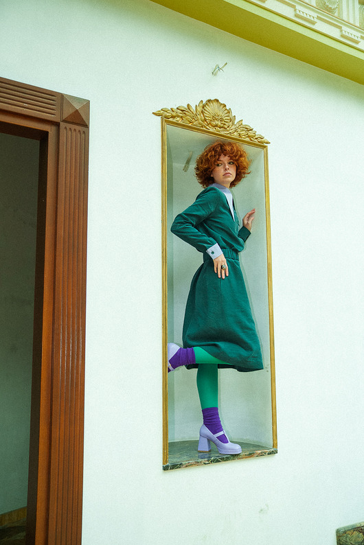 sukienki midi damskie Sukienka Emerald Muse