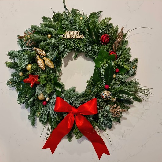 Świąteczny Wianek na drzwi - JINGLE BELLS  MOM&SISdekorują
