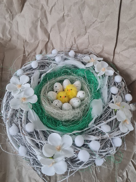 wianki wielkanocne Wielkanocny stroik na stół #2