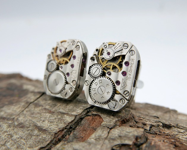 spinki do mankietów Mechaniczne spinki 421