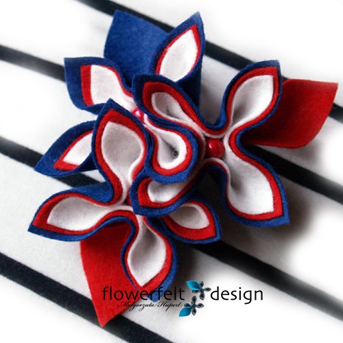 Marinne Brooch FlowerFelt Design