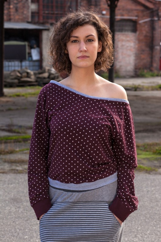 bluzka z bluzy Maruna Upcycled
