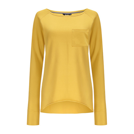 bluzki z długim rękawem damskie Longsleeve Dłuższa Historia Żółty
