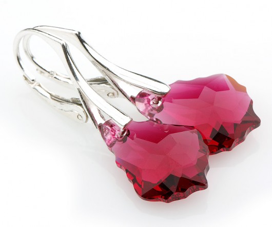 kryształ Swarovski baroque - rubinowy mellody