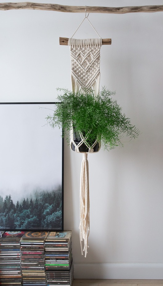 kwietniki Kwietnik makrama