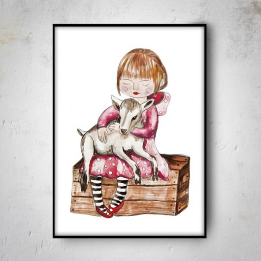 Zachwycasz Mnie Plakat 30x40 mucca by mua