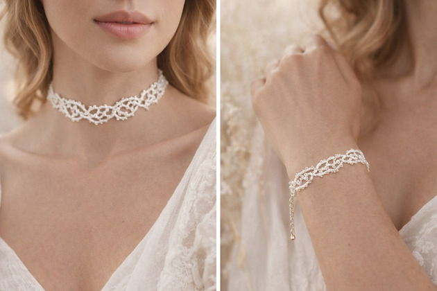 chokery Choker Delikatność / Seria Boho