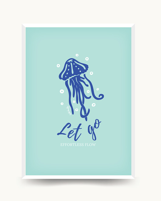 plakaty Plakat Let Go - Mindfulness