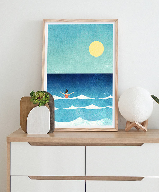 plakaty Wakacje nad morzem - plakat 50x70 cm