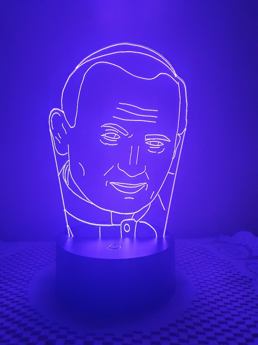 dekoracje świetlne Papież Jan Paweł II