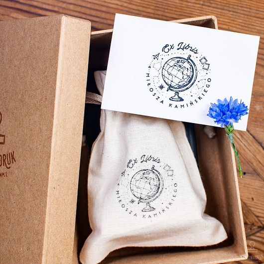 zakładki do książek Ex Libris - Globus - Zestaw na prezent dla miłośników podróży