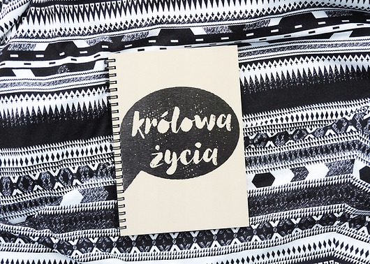 notatniki i albumy Królowa życia, notatnik dla królewny