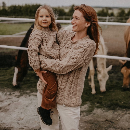 swetry damskie  Sweter Lulu Mama&amp;Dziecko