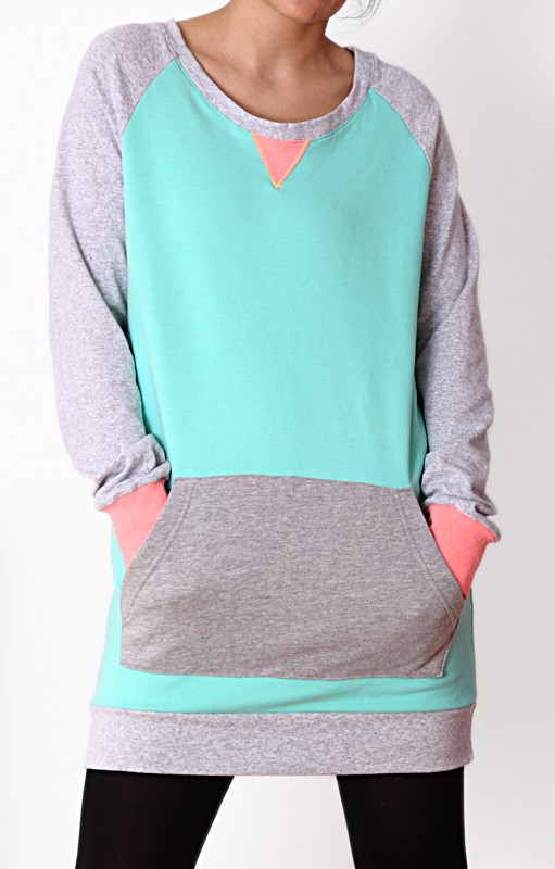 mint&grey&neon pink UNI4M