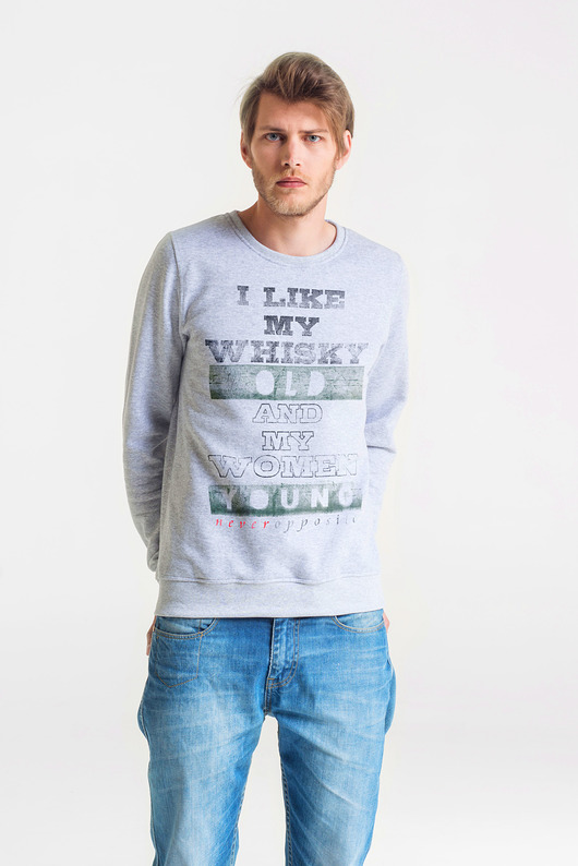 WHISKY Bluza Męska GAU great as You