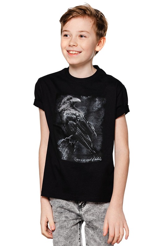 t-shirty dla chłopców T-shirt dziecięcy UNDERWORLD Kruk