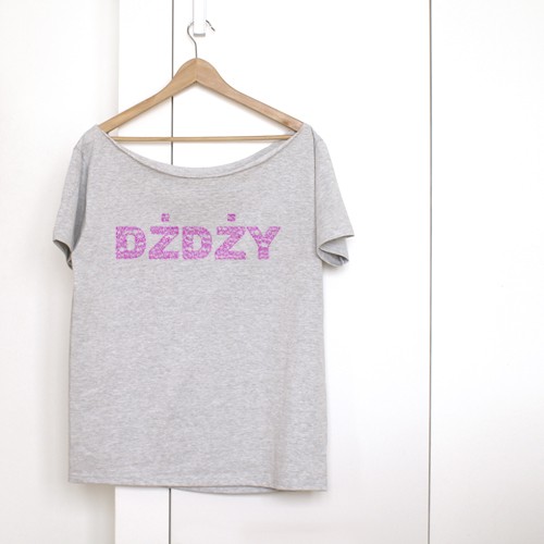 Dżdży szary oversize ONE MUG A DAY